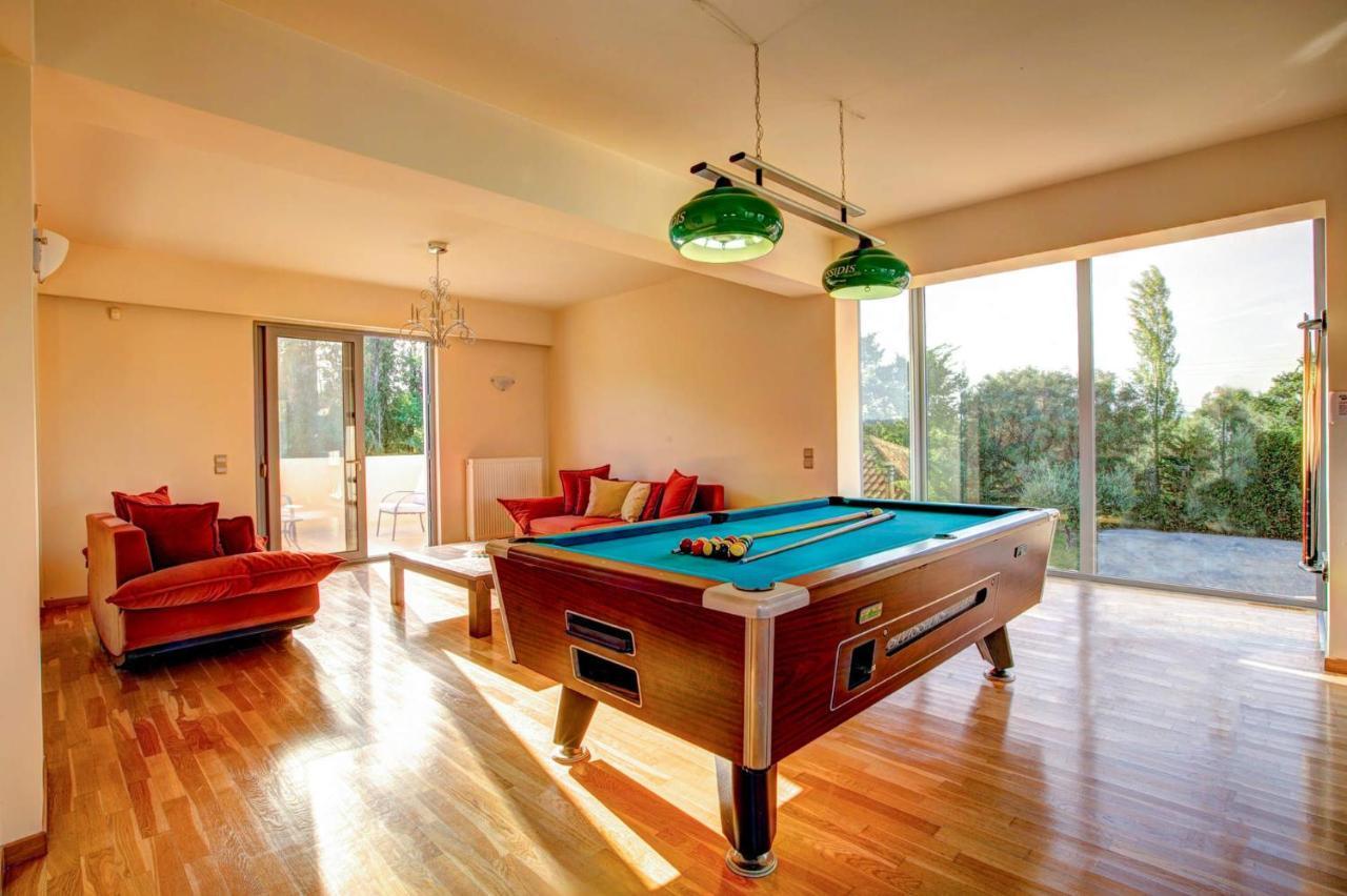 Astarte Villas - Istar Villa With Tennis Court Makhairádhon المظهر الخارجي الصورة