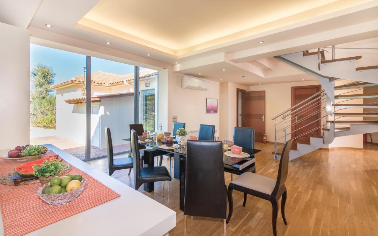 Astarte Villas - Istar Villa With Tennis Court Makhairádhon المظهر الخارجي الصورة
