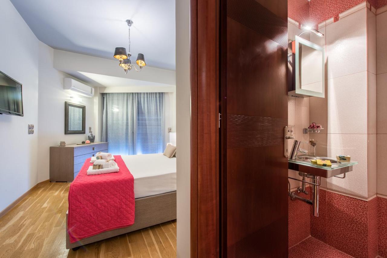 Astarte Villas - Istar Villa With Tennis Court Makhairádhon المظهر الخارجي الصورة