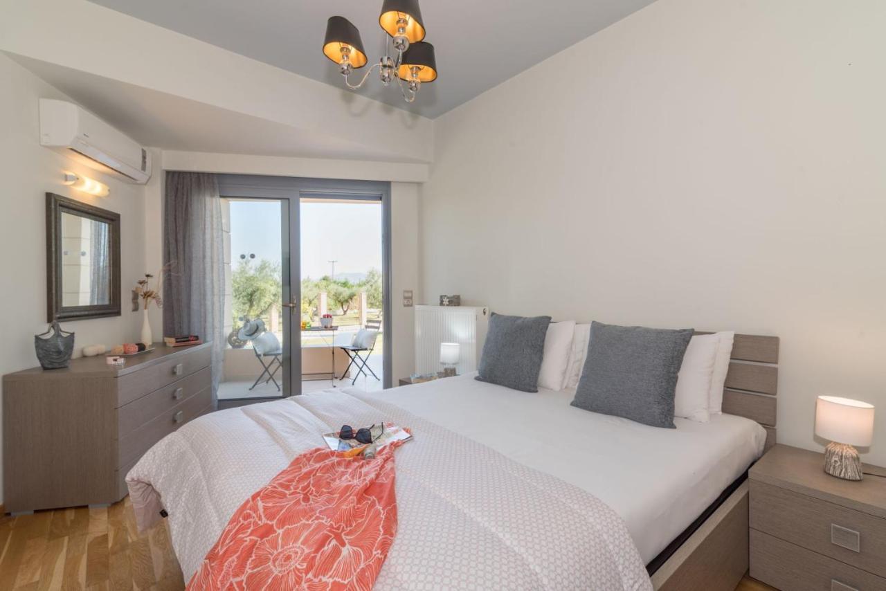Astarte Villas - Istar Villa With Tennis Court Makhairádhon المظهر الخارجي الصورة