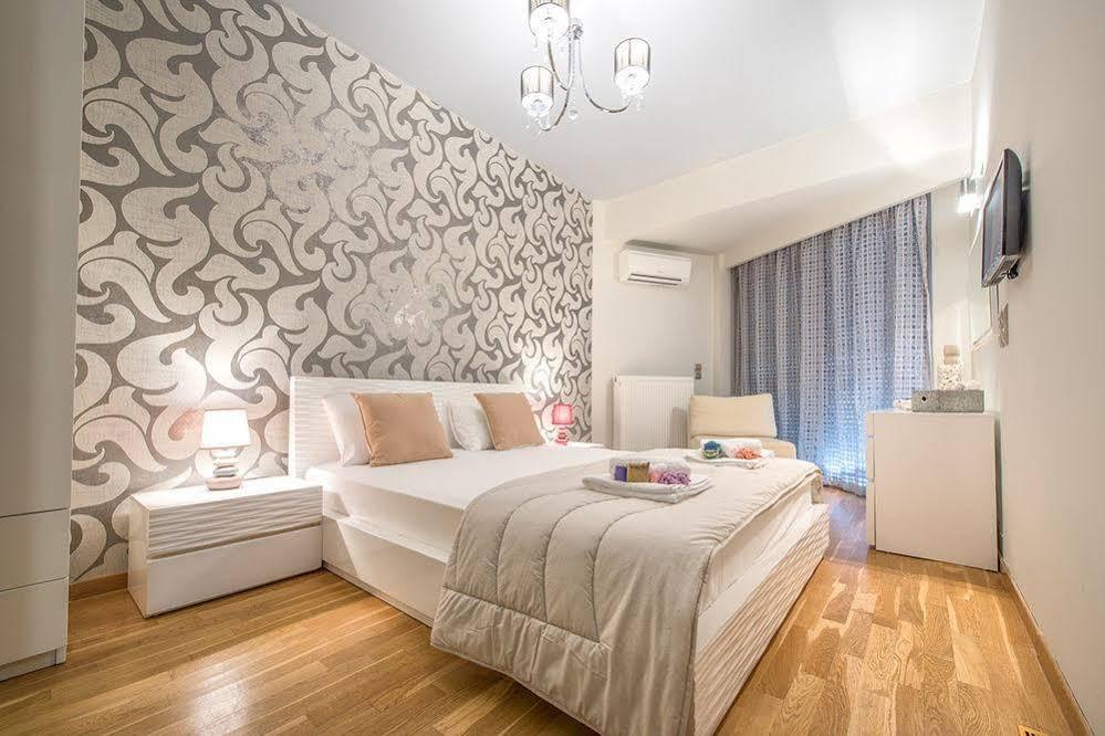 Astarte Villas - Istar Villa With Tennis Court Makhairádhon المظهر الخارجي الصورة