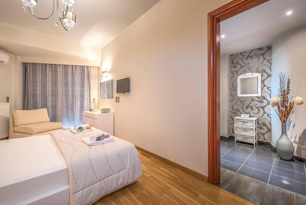 Astarte Villas - Istar Villa With Tennis Court Makhairádhon المظهر الخارجي الصورة