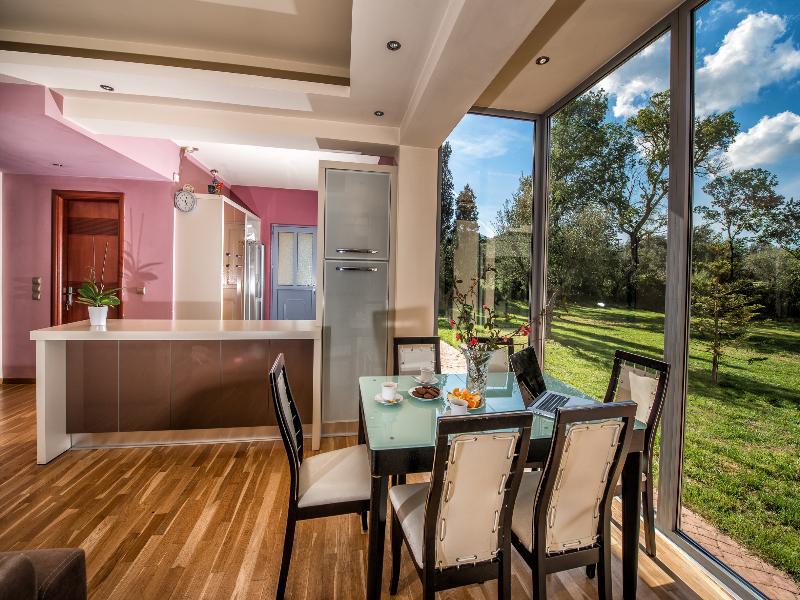 Astarte Villas - Istar Villa With Tennis Court Makhairádhon المظهر الخارجي الصورة