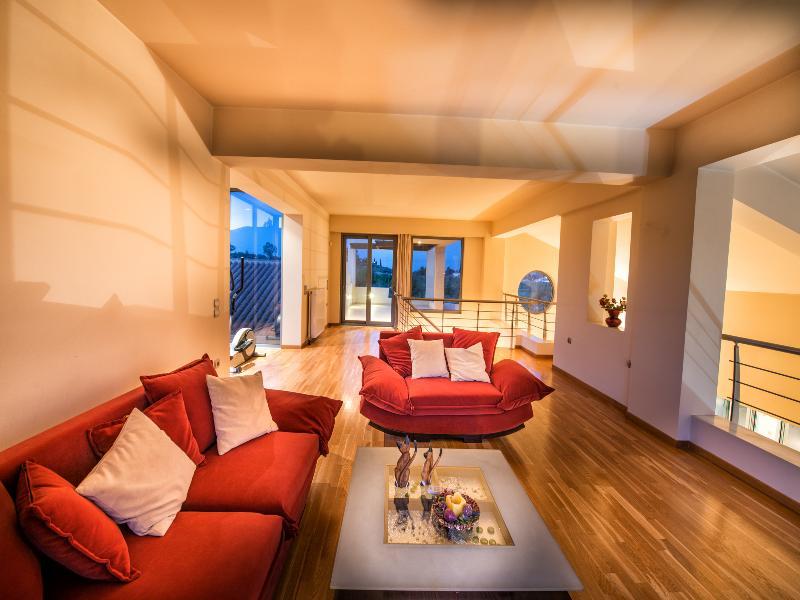 Astarte Villas - Istar Villa With Tennis Court Makhairádhon المظهر الخارجي الصورة