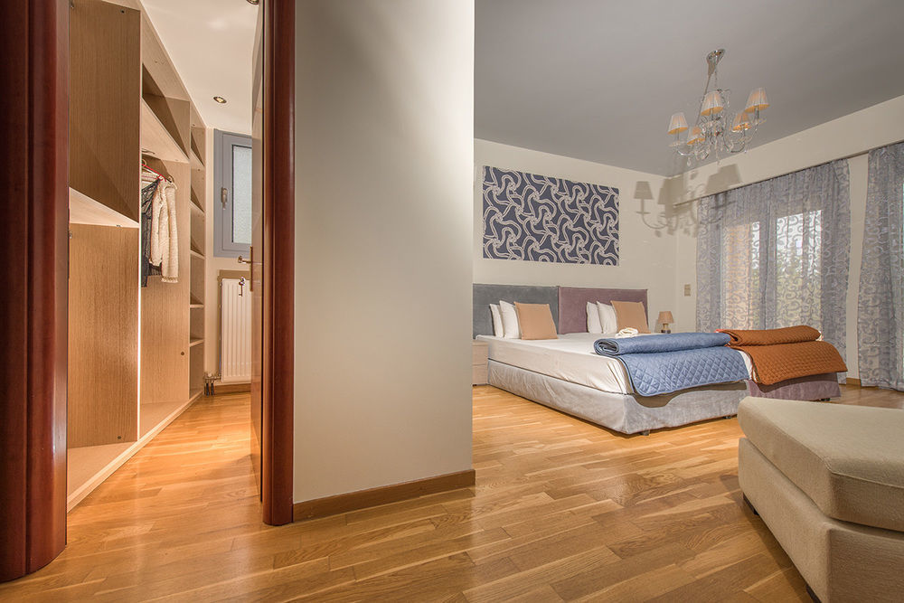 Astarte Villas - Istar Villa With Tennis Court Makhairádhon المظهر الخارجي الصورة