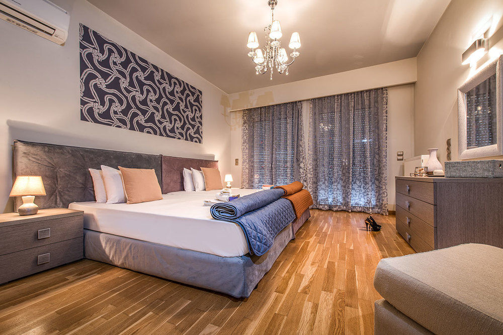 Astarte Villas - Istar Villa With Tennis Court Makhairádhon المظهر الخارجي الصورة